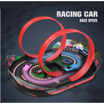 Składany tor wyścigowy Track Speed dla dzieci 6+ Sterowane autka + interaktywne efekty